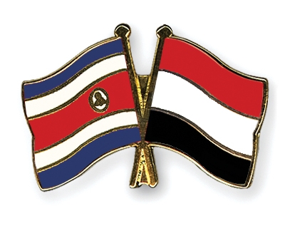 Fahnen Pins Costa-Rica Jemen