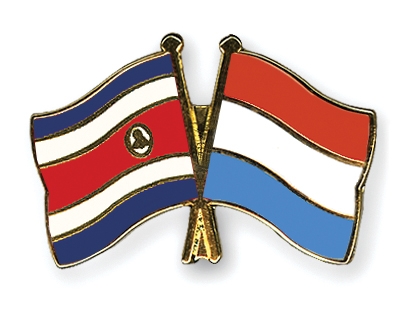 Fahnen Pins Costa-Rica Luxemburg