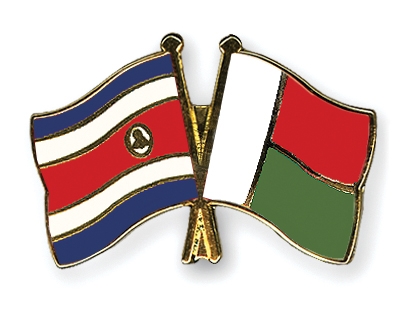 Fahnen Pins Costa-Rica Madagaskar