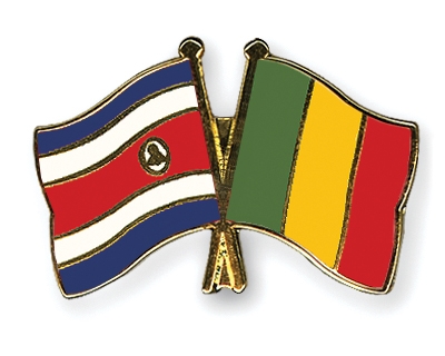 Fahnen Pins Costa-Rica Mali