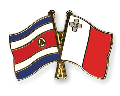 Fahnen Pins Costa-Rica Malta
