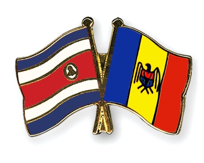 Fahnen Pins Costa-Rica Moldau
