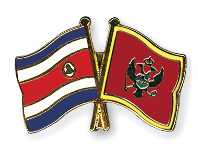 Fahnen Pins Costa-Rica Montenegro