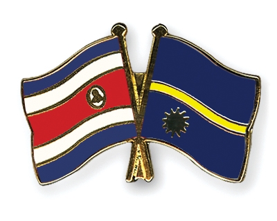Fahnen Pins Costa-Rica Nauru
