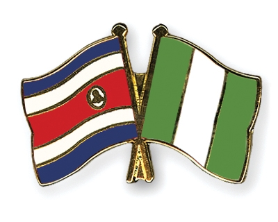 Fahnen Pins Costa-Rica Nigeria