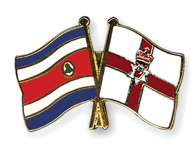 Fahnen Pins Costa-Rica Nordirland