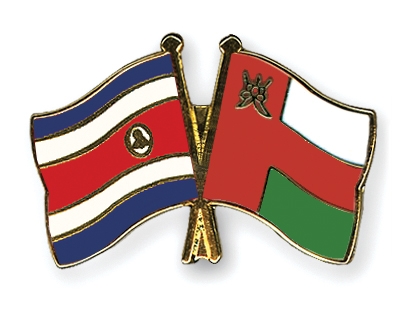 Fahnen Pins Costa-Rica Oman