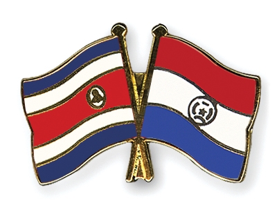 Fahnen Pins Costa-Rica Paraguay