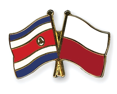 Fahnen Pins Costa-Rica Polen