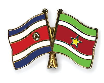 Fahnen Pins Costa-Rica Surinam