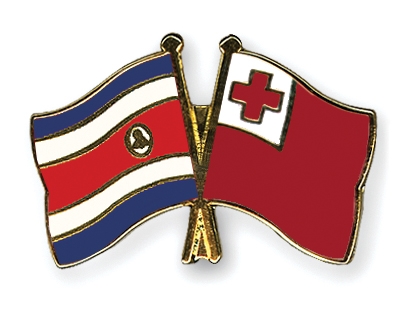 Fahnen Pins Costa-Rica Tonga