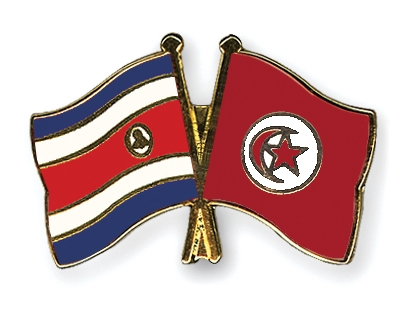 Fahnen Pins Costa-Rica Tunesien