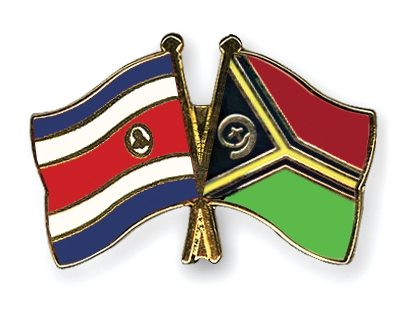 Fahnen Pins Costa-Rica Vanuatu