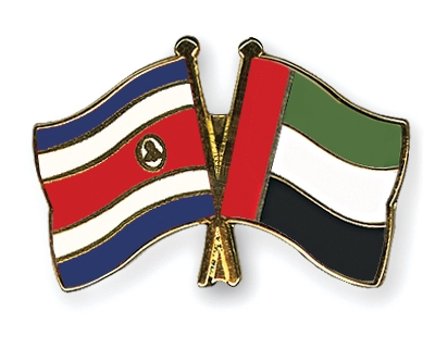 Fahnen Pins Costa-Rica Ver-Arab-Emirate