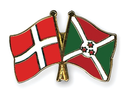 Fahnen Pins Dnemark Burundi