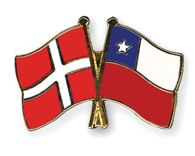 Fahnen Pins Dnemark Chile