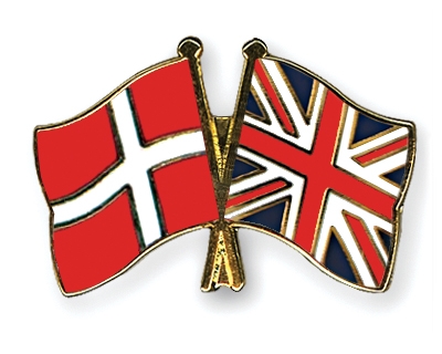 Fahnen Pins Dnemark Grossbritannien