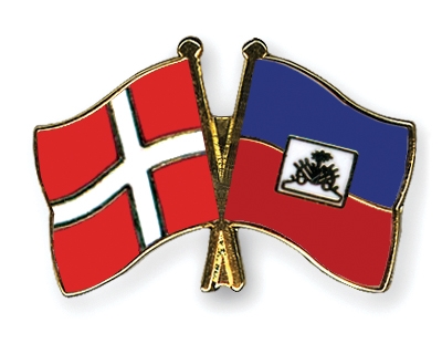 Fahnen Pins Dnemark Haiti