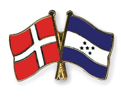 Fahnen Pins Dnemark Honduras