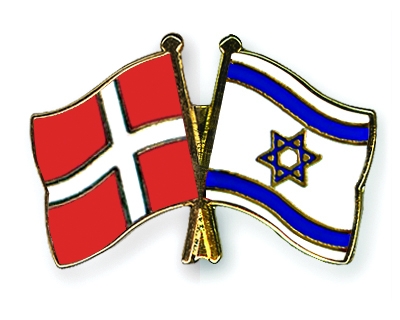 Fahnen Pins Dnemark Israel