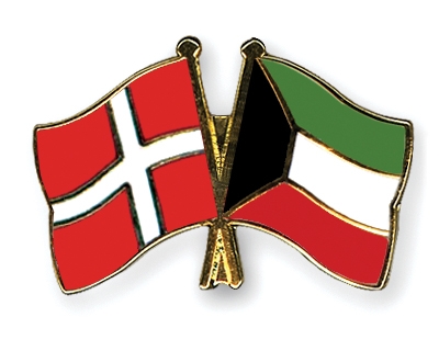 Fahnen Pins Dnemark Kuwait