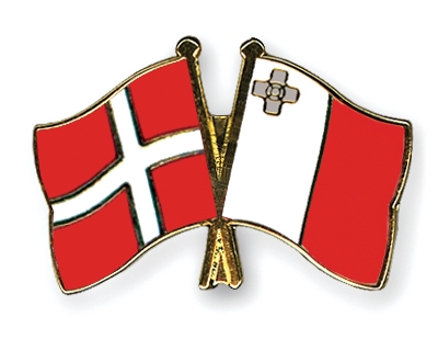 Fahnen Pins Dnemark Malta