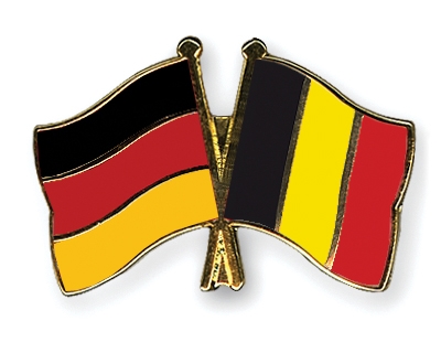 Fahnen Pins Deutschland Belgien