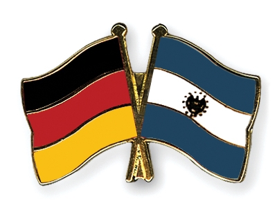 Fahnen Pins Deutschland El-Salvador