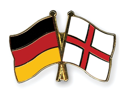 Fahnen Pins Deutschland England