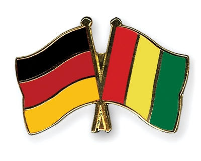 Fahnen Pins Deutschland Guinea