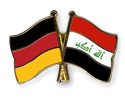 Fahnen Pins Deutschland Irak