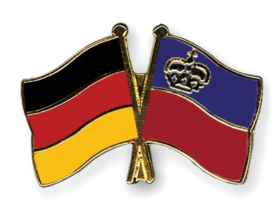 Fahnen Pins Deutschland Liechtenstein