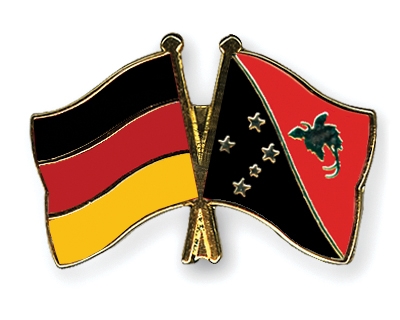 Fahnen Pins Deutschland Papua-Neuguinea