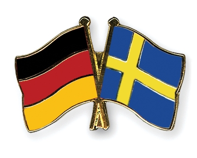 Fahnen Pins Deutschland Schweden