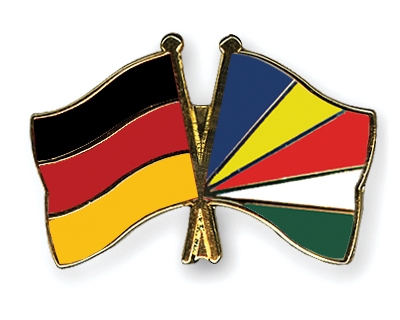 Fahnen Pins Deutschland Seychellen