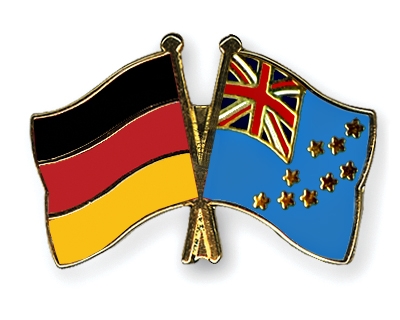 Fahnen Pins Deutschland Tuvalu