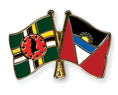 Fahnen Pins Dominica Antigua-und-Barbuda