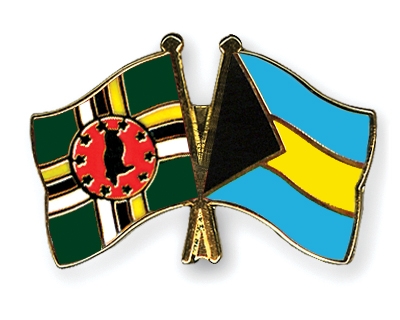 Fahnen Pins Dominica Bahamas