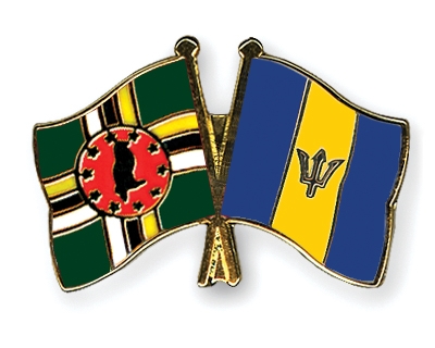 Fahnen Pins Dominica Barbados