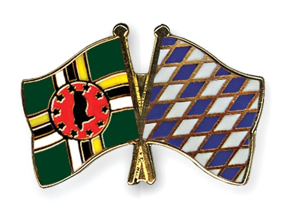 Fahnen Pins Dominica Bayern