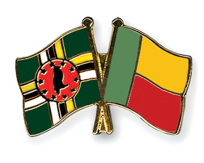 Fahnen Pins Dominica Benin