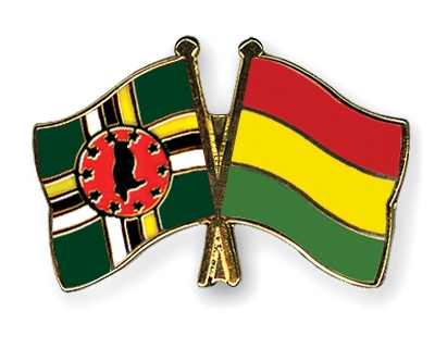 Fahnen Pins Dominica Bolivien