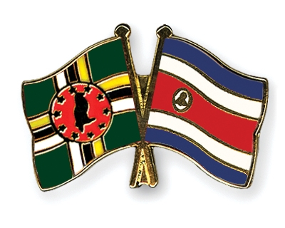 Fahnen Pins Dominica Costa-Rica