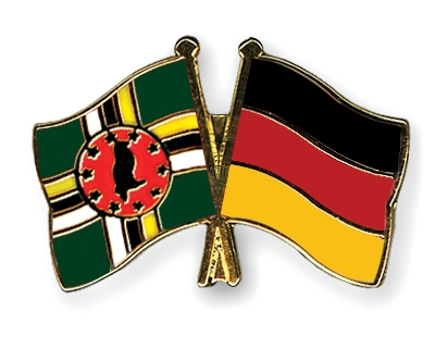 Fahnen Pins Dominica Deutschland