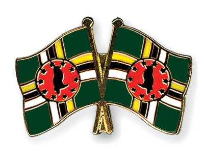 Fahnen Pins Dominica Dominica