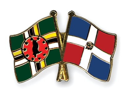 Fahnen Pins Dominica Dominikanische-Republik