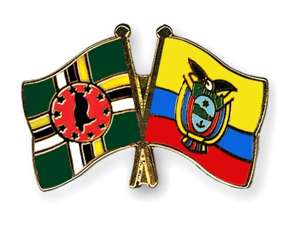 Fahnen Pins Dominica Ecuador