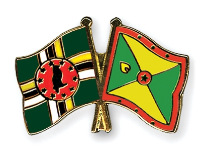 Fahnen Pins Dominica Grenada