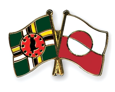 Fahnen Pins Dominica Grnland