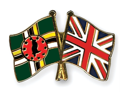 Fahnen Pins Dominica Grossbritannien